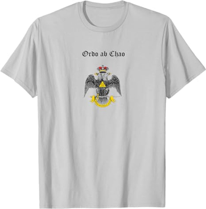 Masonic Ordo ab Chao Scottish rite 33 Freemasonry symbol T-Shirt