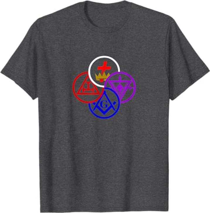 Masonic York rite degrees symbol Freemason lodge Freemasonry T-Shirt
