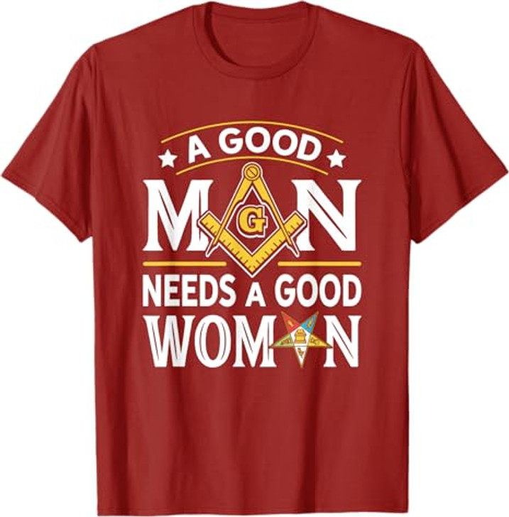 Freemasons OES Woman Masonry Masonic Freemason Freemasonry T-Shirt