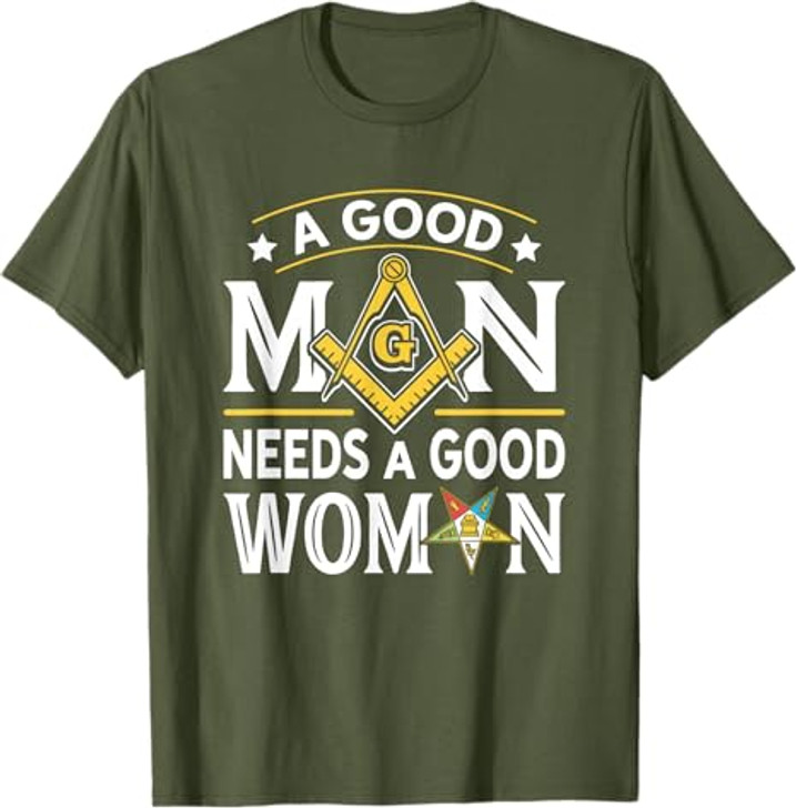 Freemasons OES Woman Masonry Masonic Freemason Freemasonry T-Shirt