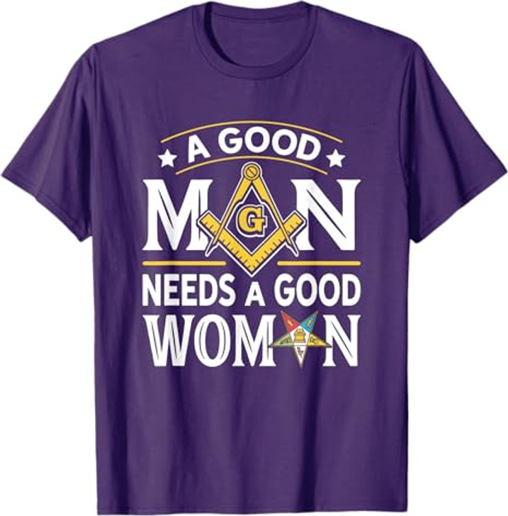 Freemasons OES Woman Masonry Masonic Freemason Freemasonry T-Shirt