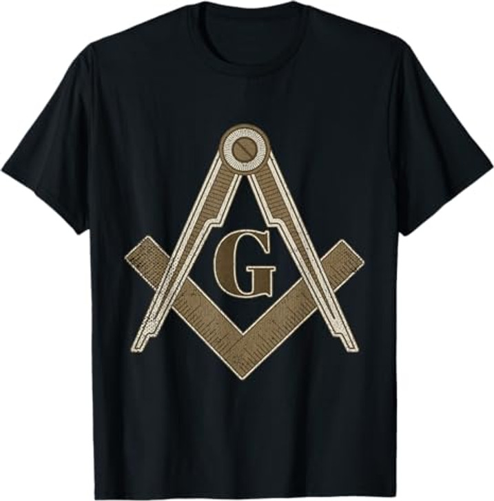 Mason Grand Lodge Symbol Square and Compass Freemasonry T-Shirt