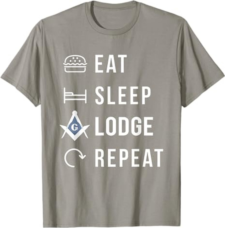 Eat Sleep Lodge Repeat T-Shirt
