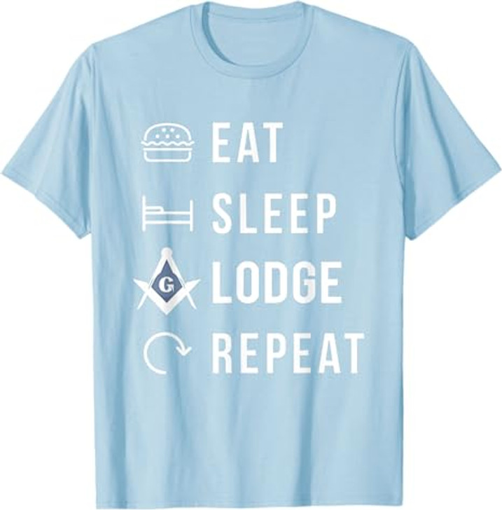Eat Sleep Lodge Repeat T-Shirt