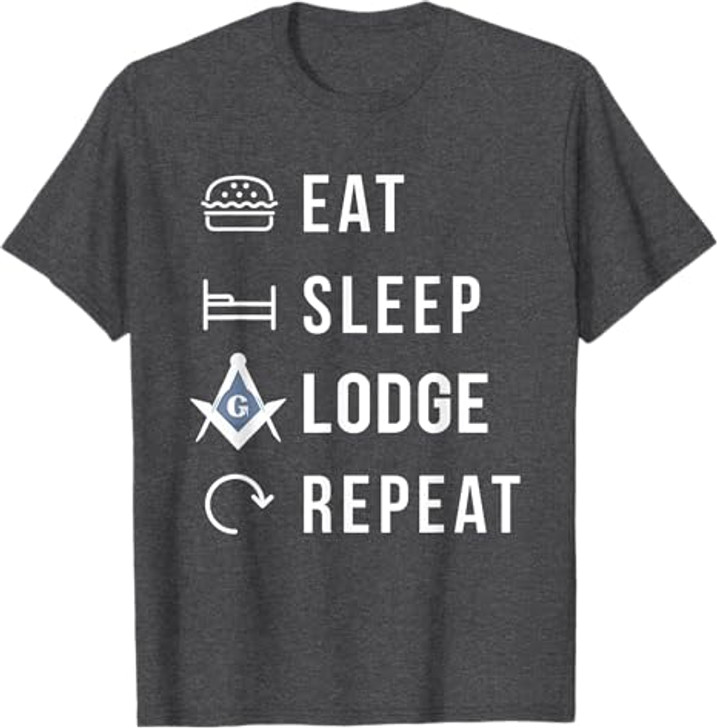 Eat Sleep Lodge Repeat T-Shirt