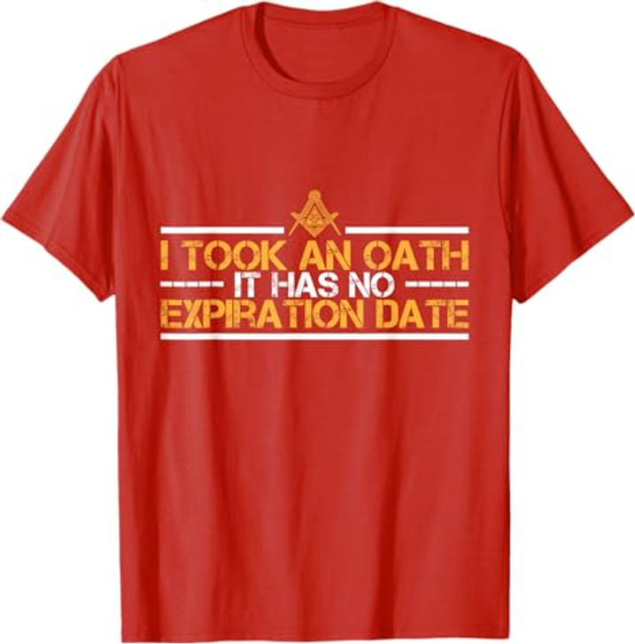 I Took an Oath Master Mason Freemasonry Masonic T-Shirt