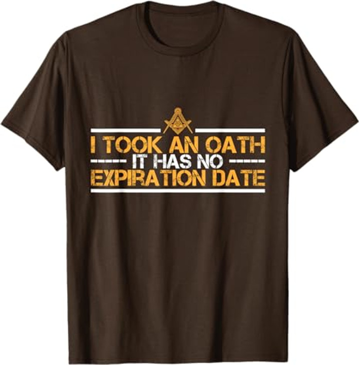 I Took an Oath Master Mason Freemasonry Masonic T-Shirt