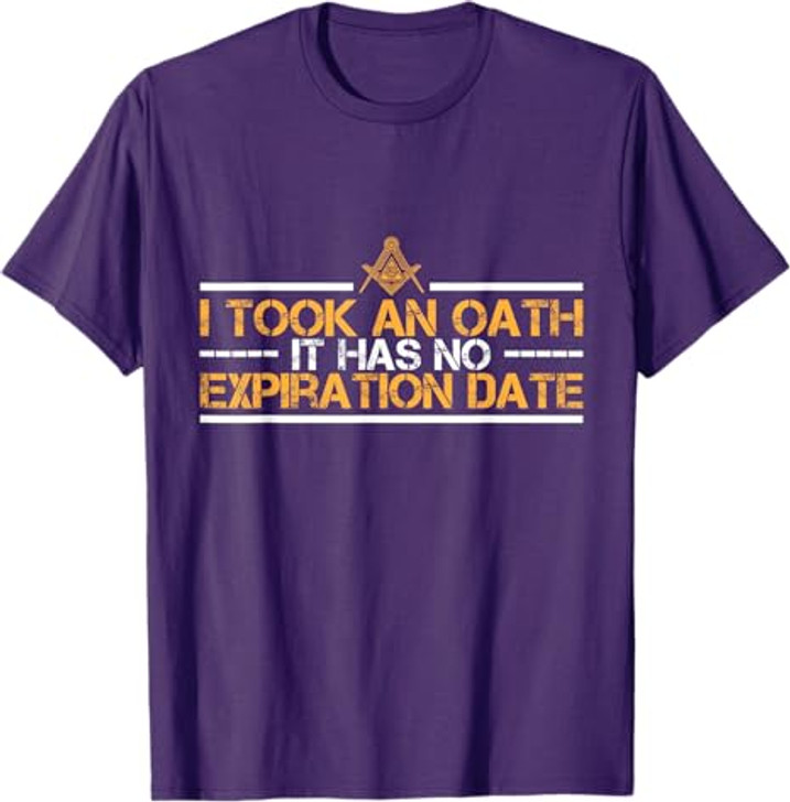 I Took an Oath Master Mason Freemasonry Masonic T-Shirt