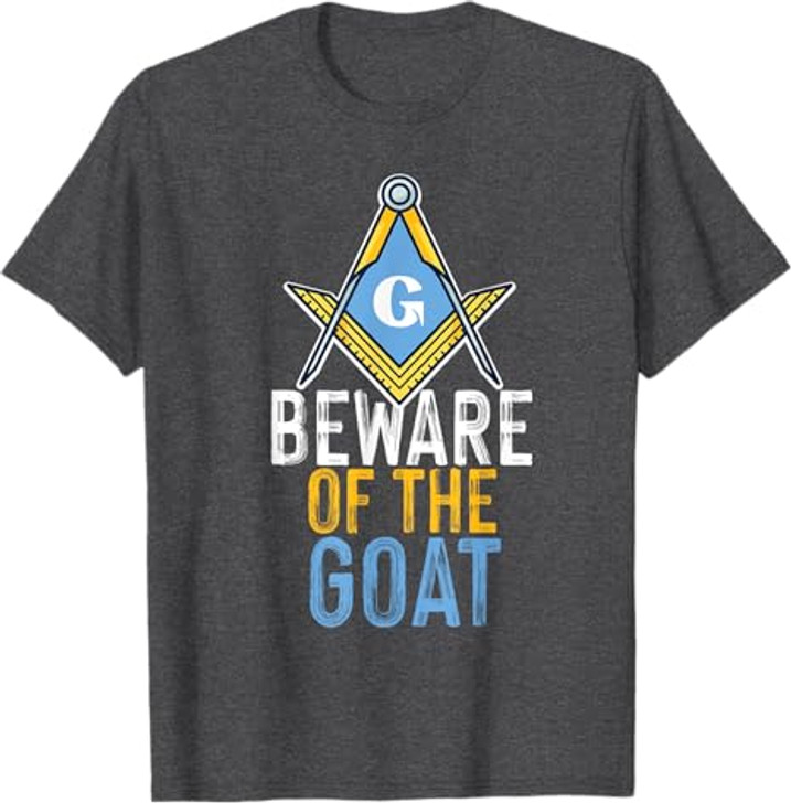 Freemasonry Square And Compasses Goat Design T-Shirt
