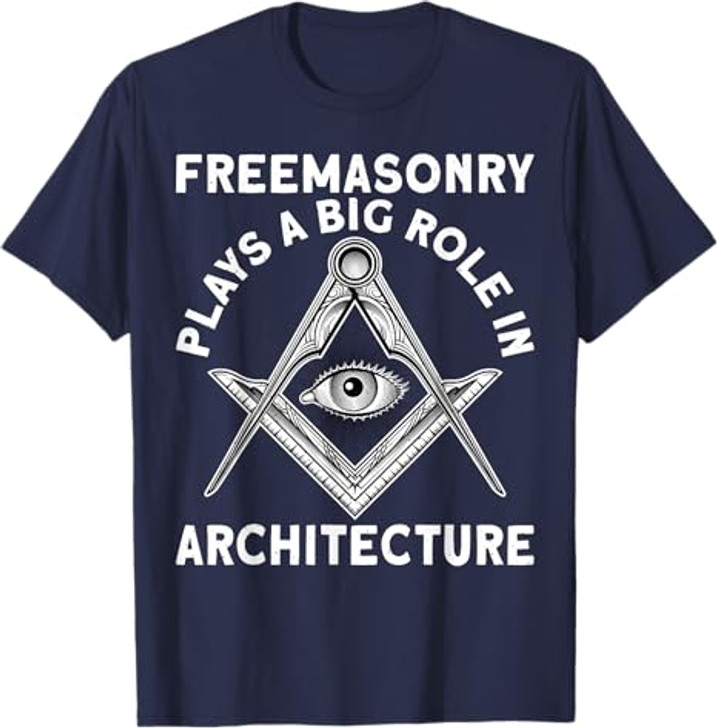 Freemasonry Architecture Square And Compasses T-Shirt