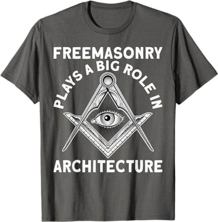 Freemasonry Architecture Square And Compasses T-Shirt