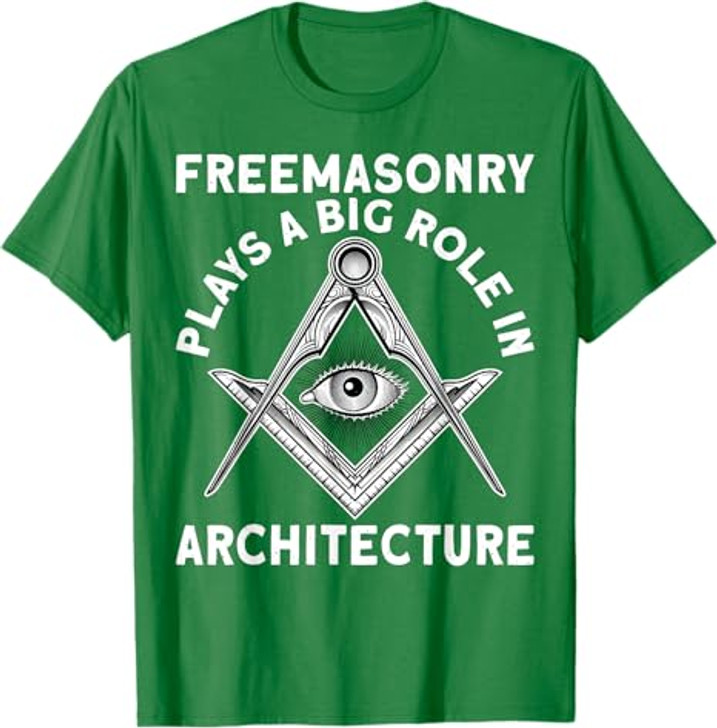 Freemasonry Architecture Square And Compasses T-Shirt