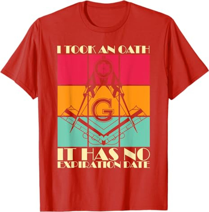 I Took An Oath Freemason Master Mason Freemasonry T-Shirt