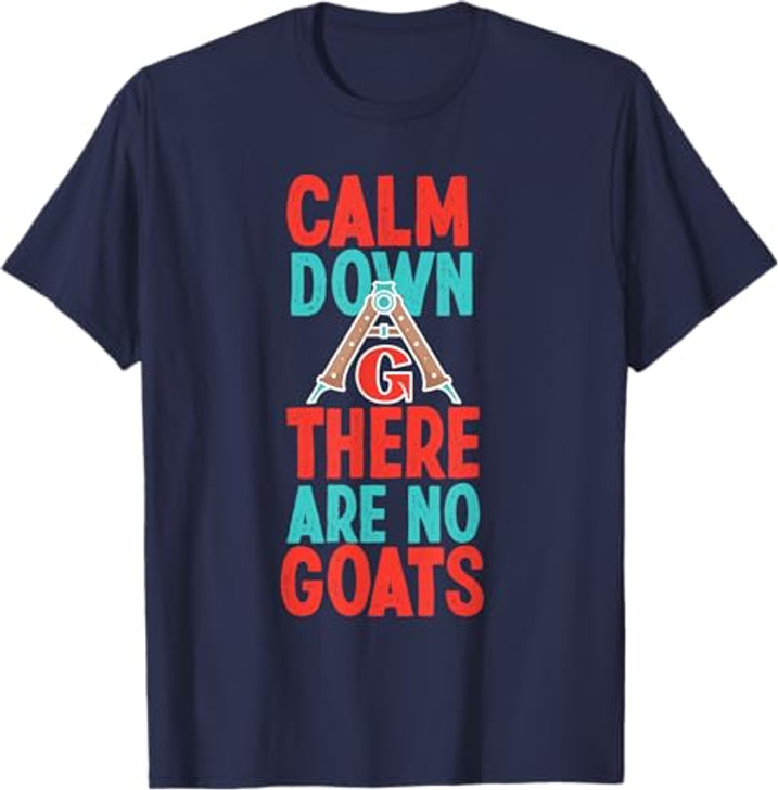 Goat Conspiracy Freemasonry Design T-Shirt