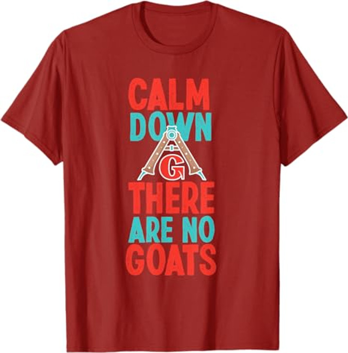 Goat Conspiracy Freemasonry Design T-Shirt