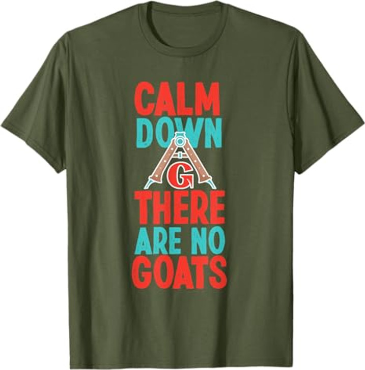 Goat Conspiracy Freemasonry Design T-Shirt