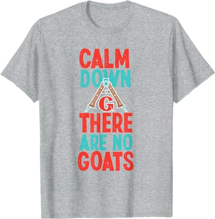 Goat Conspiracy Freemasonry Design T-Shirt