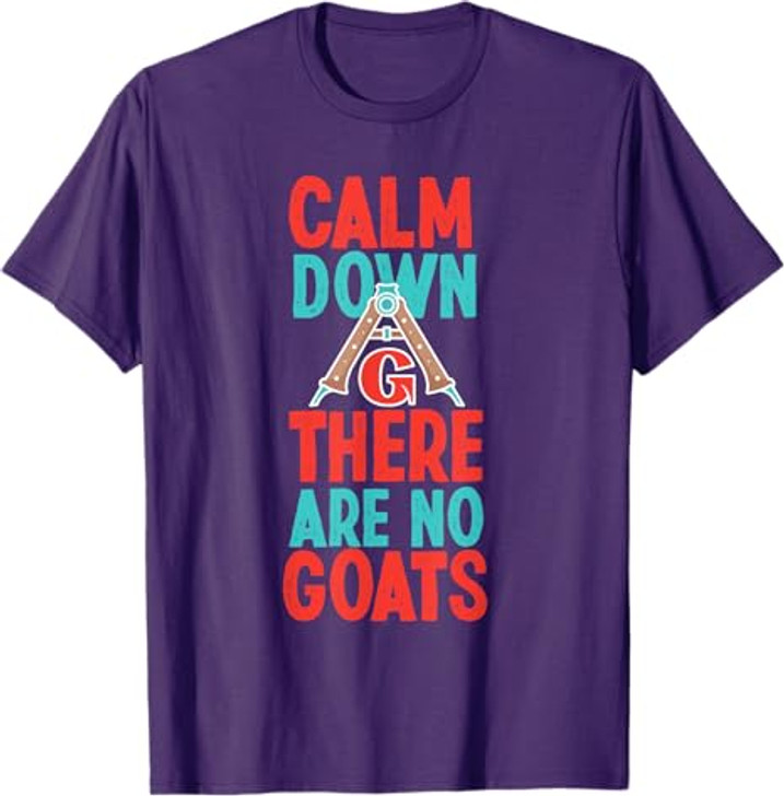 Goat Conspiracy Freemasonry Design T-Shirt