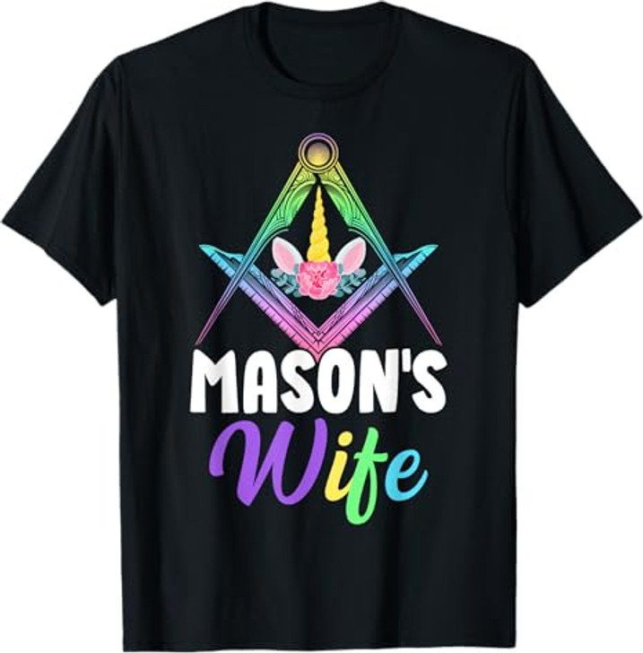 Mason's Wife Freemason Masonic Master Freemasonry T-Shirt