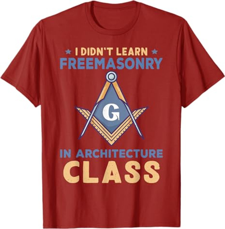 Freemasonry Design For Architects And Masons T-Shirt