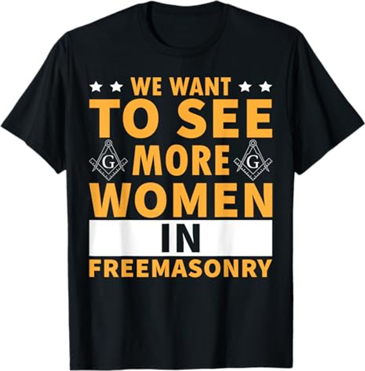 Freemasonry Design For Fraternity Builder And Member T-Shirt