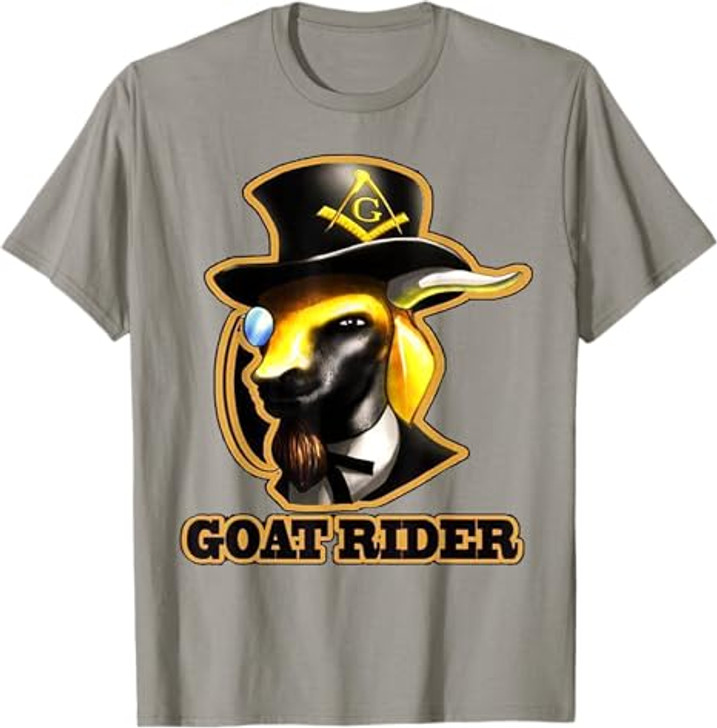Masonic Goat Rider T Shirt Mason Tees T-Shirt