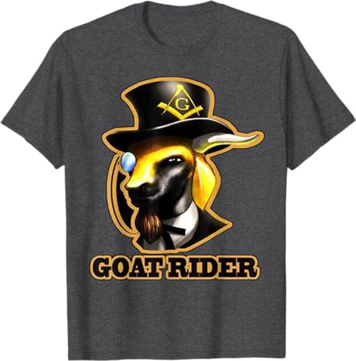 Masonic Goat Rider T Shirt Mason Tees T-Shirt