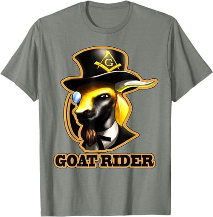 Masonic Goat Rider T Shirt Mason Tees T-Shirt