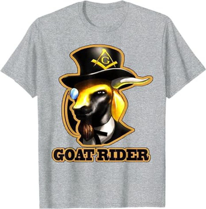 Masonic Goat Rider T Shirt Mason Tees T-Shirt