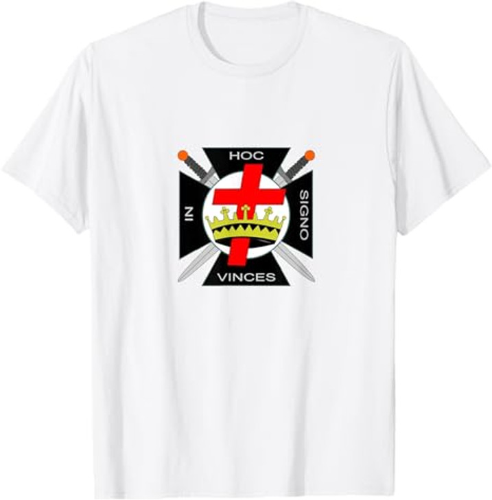 The Seal of the Knights Templar - Masonic York rite symbol T-Shirt
