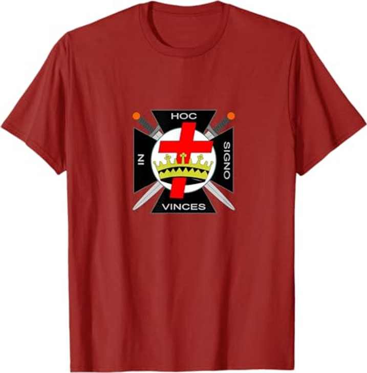 The Seal of the Knights Templar - Masonic York rite symbol T-Shirt