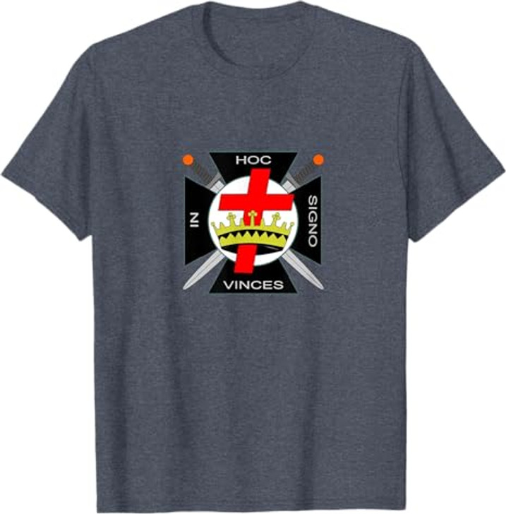 The Seal of the Knights Templar - Masonic York rite symbol T-Shirt
