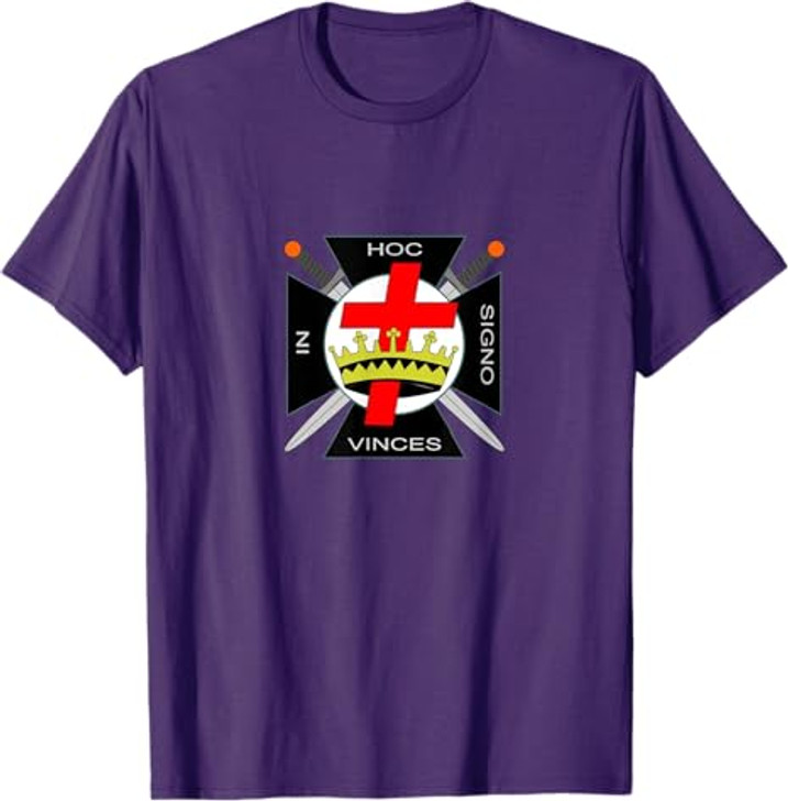 The Seal of the Knights Templar - Masonic York rite symbol T-Shirt