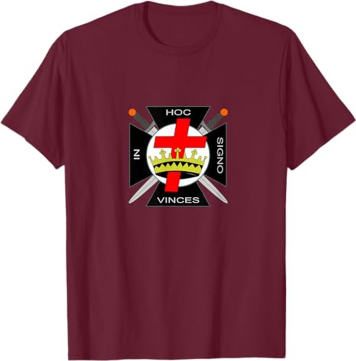 The Seal of the Knights Templar - Masonic York rite symbol T-Shirt