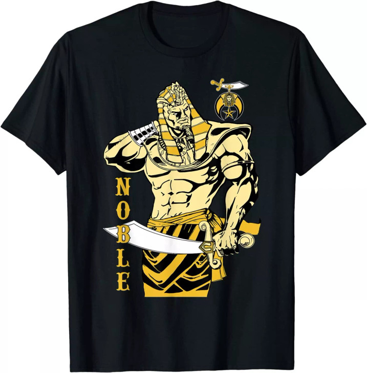 Mens Shriner Noble Pharaoh Mason PH Shriner AEAONMS Father's Day Tee Size S-5XL
