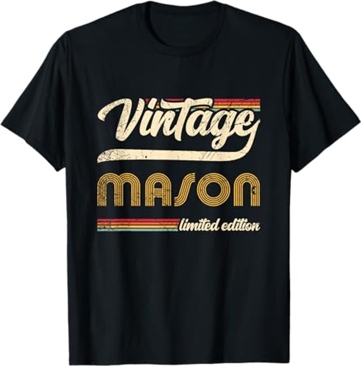Classic Personalized Vintage Mason Limited edition Men T-Shirt