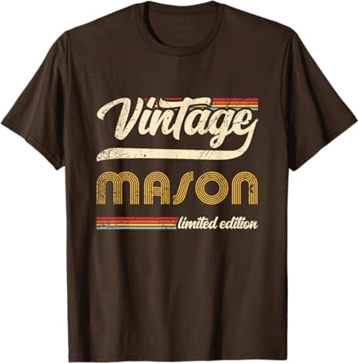 Classic Personalized Vintage Mason Limited edition Men T-Shirt