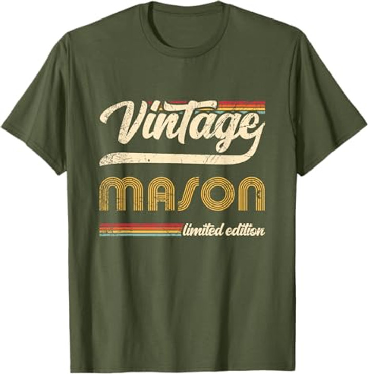 Classic Personalized Vintage Mason Limited edition Men T-Shirt