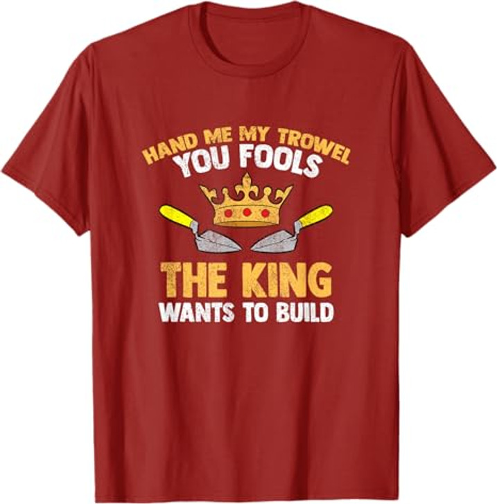 Funny Bricklayer Brick Mason Masons Masonry T-Shirt