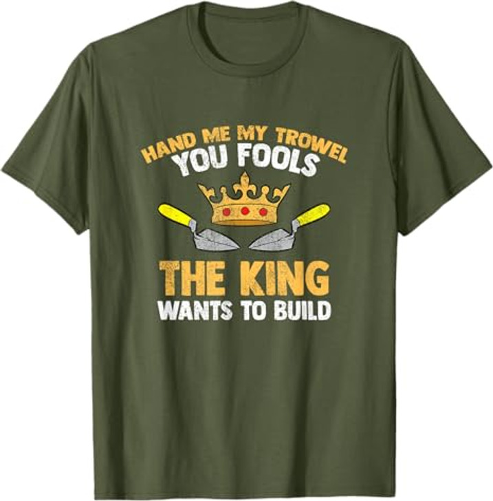 Funny Bricklayer Brick Mason Masons Masonry T-Shirt