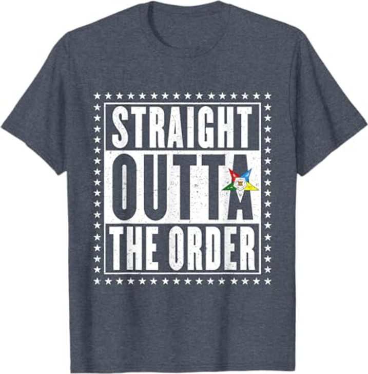 OES Straight The Order Eastern Star Thanksgiving Christmas T-Shirt