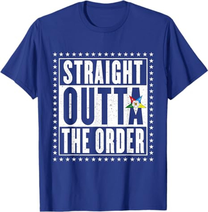 OES Straight The Order Eastern Star Thanksgiving Christmas T-Shirt