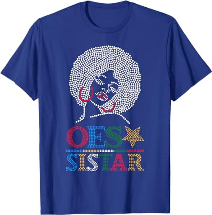 OES SiStar Dot Print Order of Eastern Star Parents' Day Gift T-Shirt