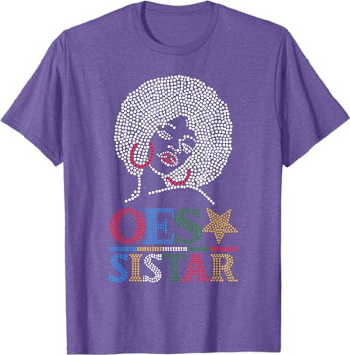 OES SiStar Dot Print Order of Eastern Star Parents' Day Gift T-Shirt