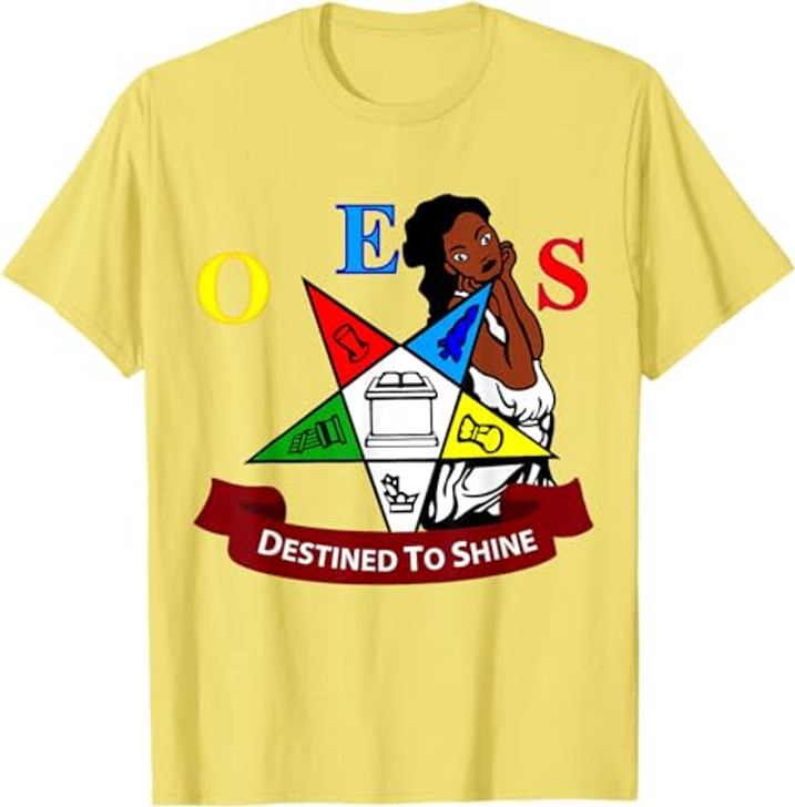 OES Destined To Shine Order of the Eastern Star Parents' Day T-Shirt