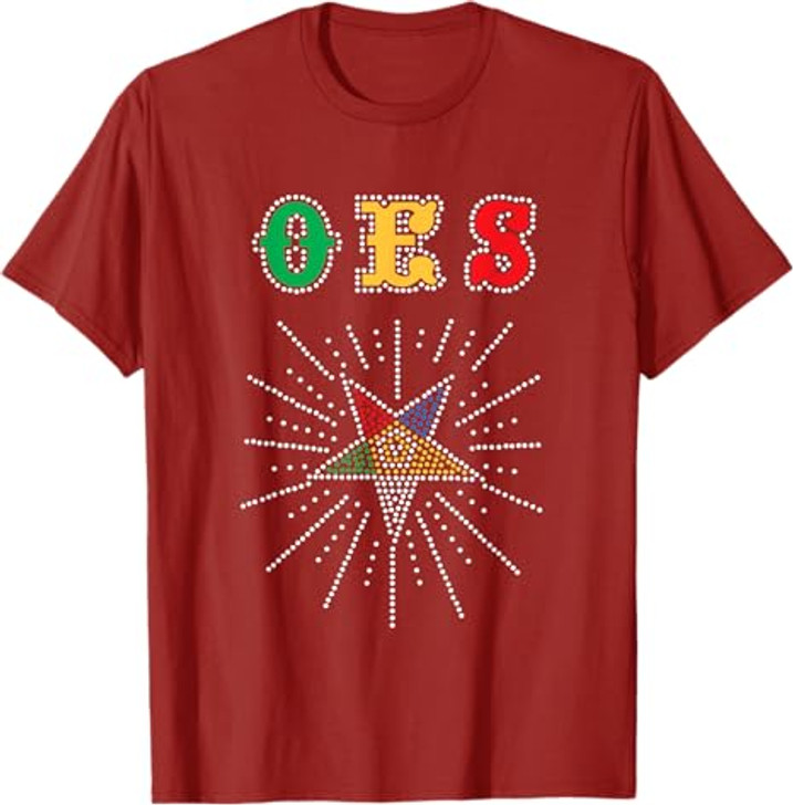 OES Star Shining Order of the Eastern Star Parents' Day T-Shirt