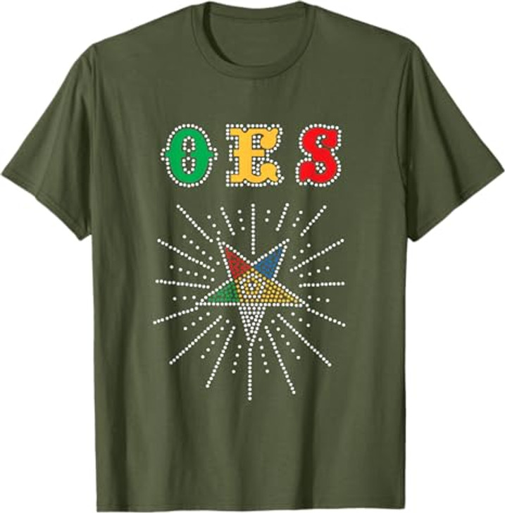 OES Star Shining Order of the Eastern Star Parents' Day T-Shirt