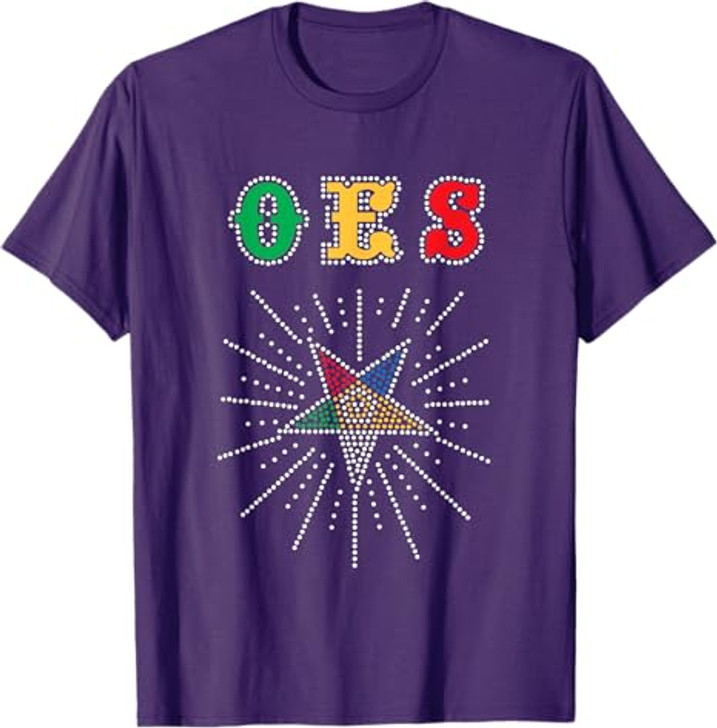 OES Star Shining Order of the Eastern Star Parents' Day T-Shirt