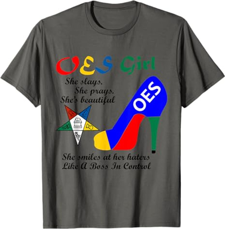 OES Girl Platform Order of Eastern Star Parents' Christmas T-Shirt