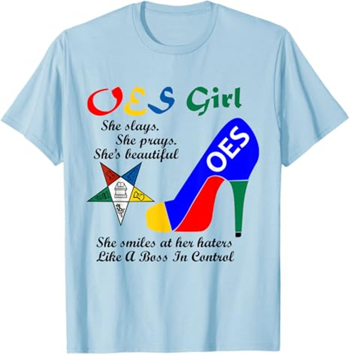 OES Girl Platform Order of Eastern Star Parents' Christmas T-Shirt